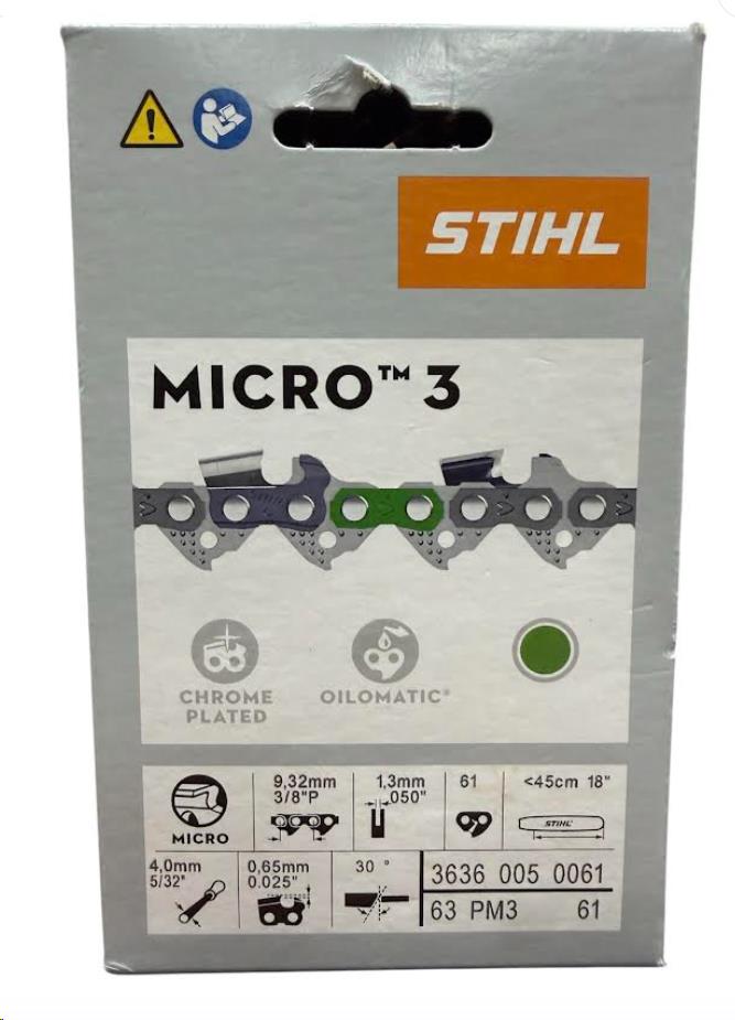 Rental store for 18  Chainsaw Blade - STIHL - 63PM3 61 in Lubbock TX