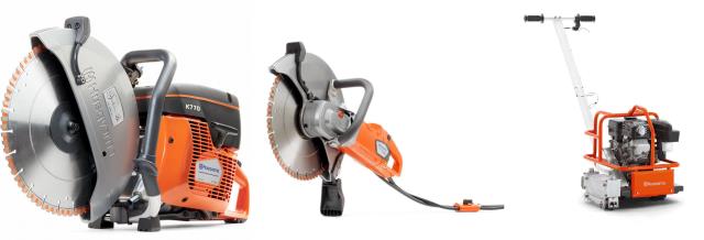 Rent  Husqvarna Concrete Saws